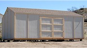 16' x 24' shed with cement siding