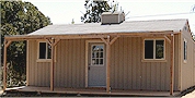 Outback San Diego custom storage sheds & barns, custom storage shed builder. San Diego outdoor custom wood storage buildings.