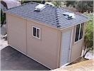 8' x 16' with hip roof